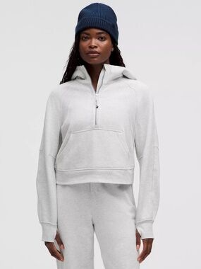 Scuba Oversized Half-Zip Hoodie